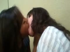 Sweet homemade vid with my GF and me making out passionately